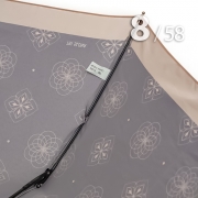 Зонт Три Слона L-3802 (A) 18850 Орнамент Черный (сатин)