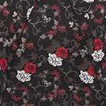 Зонт трость женский Prize 165 11538 Сплетение белых и красных роз