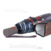 Зонт женский Diniya 177 17666 Кот под зонтом (сатин)