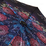 Зонт женский Три Слона L3880 10270 Жостовский рисунок на синем (сатин)