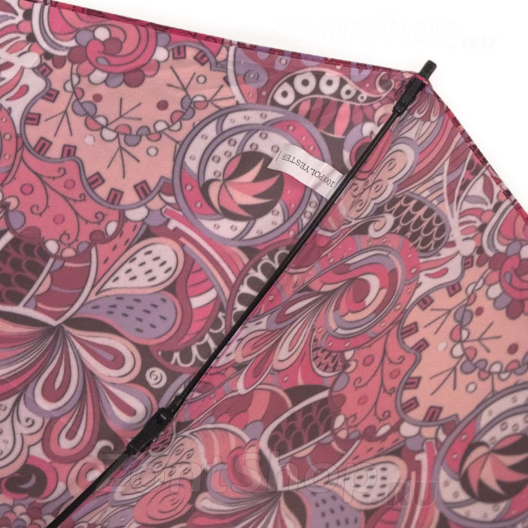 Зонт женский Ame Yoke M53-5S-1 Розовый каприз (в футляре)