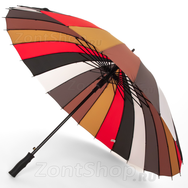 Зонт трость мультиколор, с увеличенным куполом, 24 спицы Amico 1540 17031