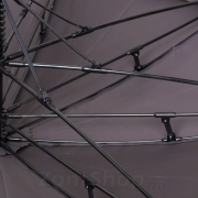 Зонт трость AMEYOKE L75 STORM (03) Серый (наконечник пластик)