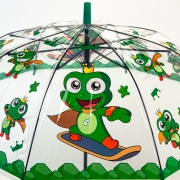Зонт детский прозрачный, свисток Diniya 2651 (16309) Лягушонок
