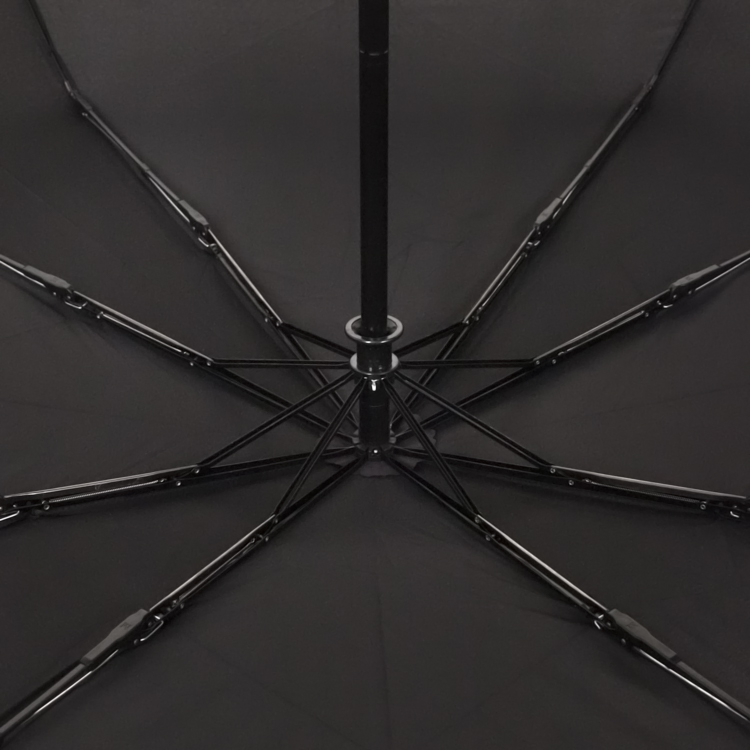 Зонт в подарок мужчине черный увеличенный купол Ame Yoke OK60-B (1)