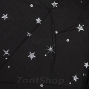 Зонт женский легкий мини Fulton L501 4409 Блестящие звезды