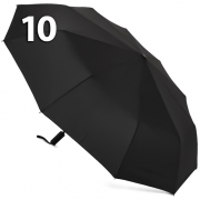 Зонт Три Слона M-6100 черный, мужской