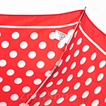 Зонт женский легкий мини Fulton L501 2237 Classics Red Spot Горох