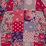 Зонт трость женский Fulton Cath Kidston L541 2744 Лоскутки (Дизайнерский)