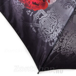 Зонт женский Три Слона 360 (E) 10362 Рубиновые розы (сатин)