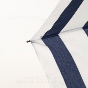 Зонт женский DripDrop 972 16772 Белый Синяя полоса