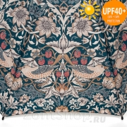 Зонт трость от солнца и дождя Fulton Morris & Co L931 3847 (UPF 40+) Птицы (Дизайнерский)