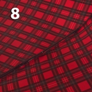 Зонт Три Слона L-3803 (K) 11571 Клетка Красный