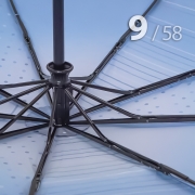 Зонт Три Слона L-3992 (A) 18182 Горох Полоска синий