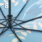 Зонт Три Слона L-3854 (A) 18764 Цветы, Синий (сатин)