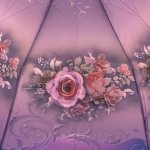 Зонт женский Monsoon M8045 (15415) Сиреневая прелюдия