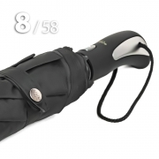 Зонт Три Слона M-8820 Черный двойные спицы