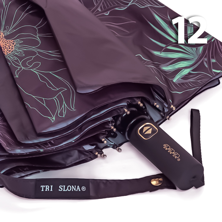 Зонт Три Слона L-3121 (C/25) 18751 Цветы, Зеленый