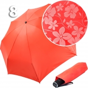 Зонт Три Слона L-4806 (I) 18812 Цветы Оранжевый, компактный