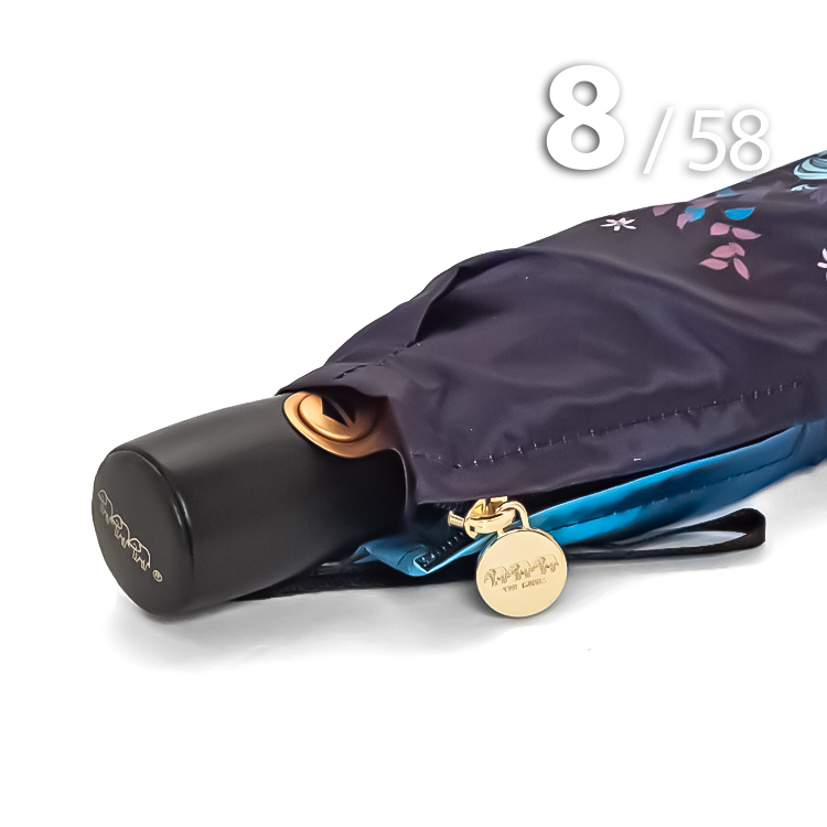 Зонт Три Слона L-3825 (N) 18525 Голубые хризантемы (сатин)