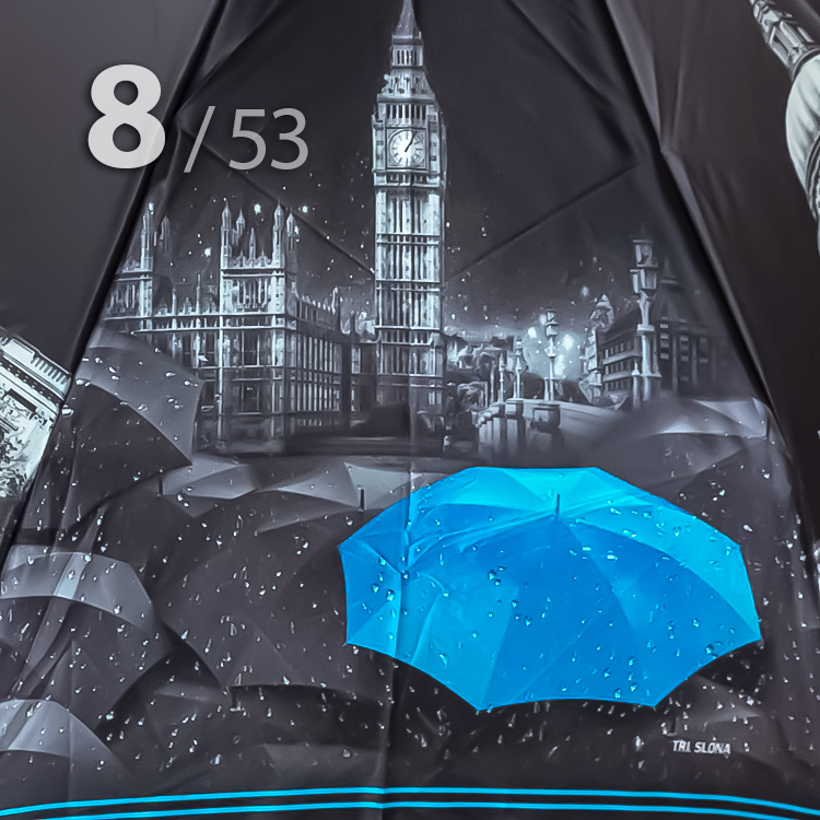 Зонт Три Слона L-4835 (V) 18128 Лондон, компактный (сатин)