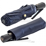 Зонт Три Слона L-3880 (A) 18777 Пионы двухсторонний синий (сатин)