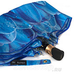 Зонт женский Три Слона 115 (Е) 10981 Голубой (Цветочная Серия)
