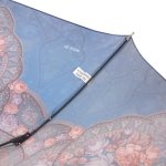 Зонт женский Три Слона L3838 13805 Узоры на синем (сатин)