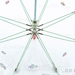 Зонт детский Zest 51510 8106 Тюльпанчики (прозрачный)
