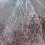 Зонт женский ArtRain 4914 (14407) Ажурные цветы (сатин)