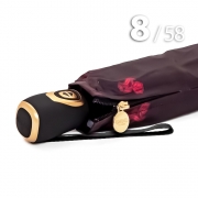 Зонт Три Слона L-3899 (B) 18431 Цепочки красный, женский