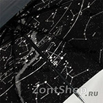 Зонт женский Ame Yoke OK59 2322 Серый Звездное Небо (Полное Закрывание)
