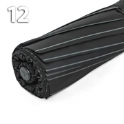 Зонт Три Слона M7121 (18877) Черный /Полоса серо-зеленая