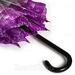 Зонт трость женский Prize 165 10076 Одуванчики фиолетовый
