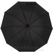Зонт трость WEST 814 Черный 10 спиц, чехол лямка
