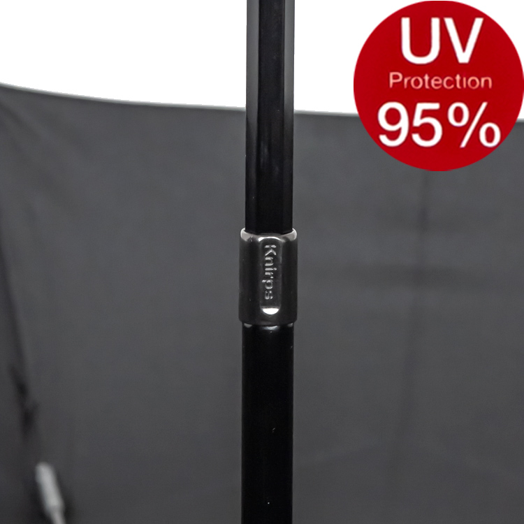 Зонт Knirps T.200 10001 BLACK WITH UV PROTECTION (M)