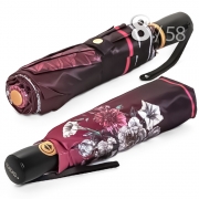 Зонт Три Слона L-3825 (P) 18270 Цветочное королевство розовый (сатин)