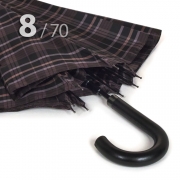 Зонт трость Три Слона M2182 (L) 11459 Клетка (гладкая ручка)