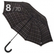 Зонт трость Три Слона M2182 (L) 11461 Клетка (гладкая ручка)