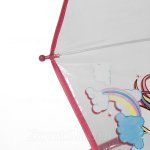 Зонт детский прозрачный ArtRain 1511-1919 (15681) Единорожка