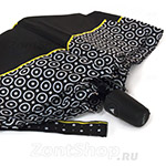 Зонт женский Doppler Derby 7202165 PL 11129 Круги, горох, желтая полоса