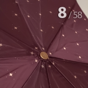 Зонт Три Слона L-3802 (A) 18854 Орнамент Коричневый (сатин)