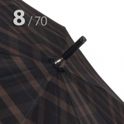 Зонт трость Три Слона M2182 (L) 11460 Клетка (гладкая ручка)