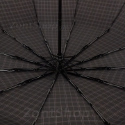 Зонт мужской в клетку, большой купол River 1509 17036