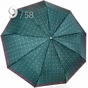 Зонт Три Слона L3996 (A) 18893 Орнамент, Зеленый