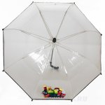 Зонт детский прозрачный ArtRain 1511-1914 (15676) Паровозик