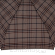 Зонт AMEYOKE OK55-CH (09) Клетка, Коричневый