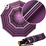 Зонт Три Слона L-3994 (A) 17996 Горох Полоска Фиолетовый
