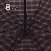 Зонт трость Три Слона M2182 (L) 11457 Клетка (гладкая ручка)
