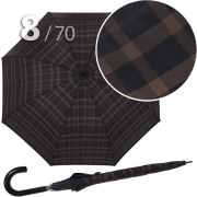 Зонт трость Три Слона M2182 (L) 11460 Клетка (гладкая ручка)